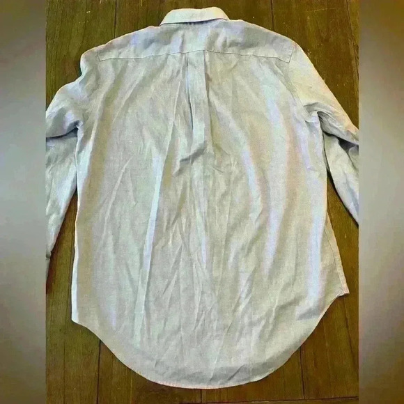 Lauren Ralph Lauren Blue Classic Dress Shirt Mens size 15 1/2 32/33 - Picture 5 of 5